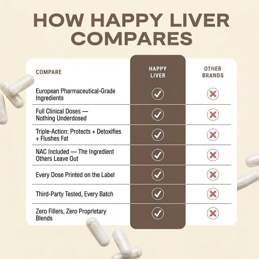 Happy Liver - Pharmaceutical-Grade Liver Detox & Repair