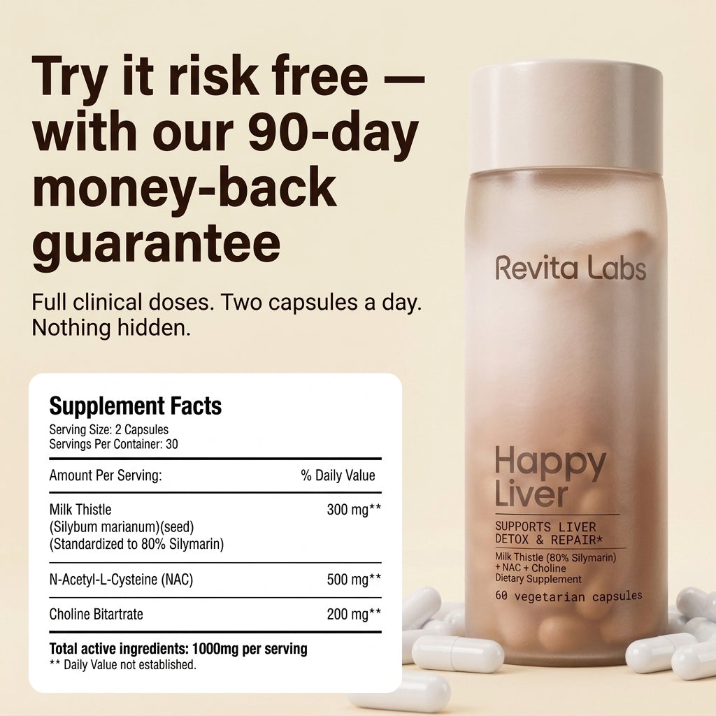 Happy Liver - Pharmaceutical-Grade Liver Detox & Repair